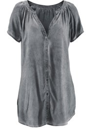 Cold dyed blouse van katoen, korte mouw, bpc bonprix collection