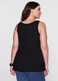 Dubbellaagse top van viscose, bonprix