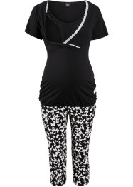 Capri voedingspyjama met katoen (2-dlg.), bpc bonprix collection - Nice Size