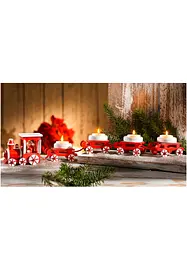 Kaarshouder kersttrein (5-dlg. set), bonprix