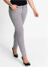 Skinny stretch jeans, mid waist, bonprix