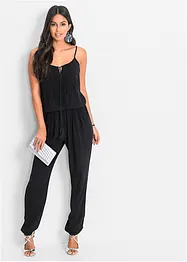 Jumpsuit van gestructureerde viscose, bonprix
