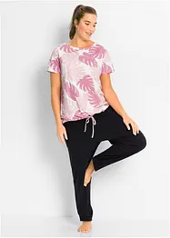 Loungewear harembroek met viscose, bonprix