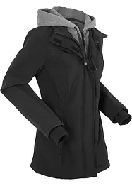 Lange softshell jas in layerlook, waterafstotend, bonprix