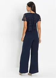 Jumpsuit met kant, bonprix