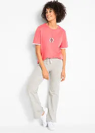 Jersey broek van katoen met stretch (set van 2), bonprix