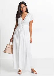 Maxi zomerjurk met kant, bonprix