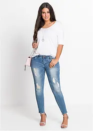 Stretch jeans met ritssluiting, bonprix