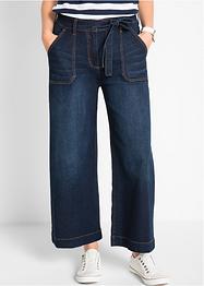 7/8 high waist ultra soft jeans met comfortband, loose fit, bpc bonprix collection