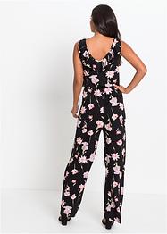 Jersey jumpsuit met bloemen, BODYFLIRT