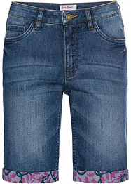 Mid waist jeans bermuda, straight, bonprix