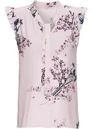 Mouwloze blouse met print, bonprix