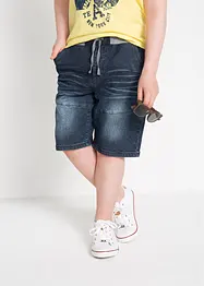 Jongens jeans stretch bermuda, bonprix