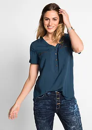 Viscose blouse, korte mouw, bonprix