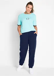 Joggingbroek van katoen, cropped, bonprix