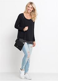 Dubbellaags longshirt met lange mouwen, RAINBOW
