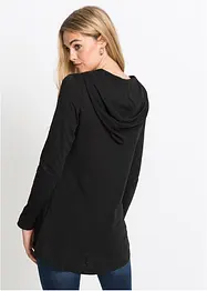 Longshirt met capuchon, bonprix