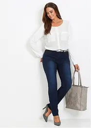 Skinny stretch jeans met mid waist, bonprix