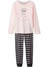 Meisjes pyjama met biologisch katoen (2-dlg.), bonprix