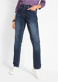 Mid waist stretch jeans, straight, bonprix