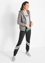 Sweatpants met tapes, bonprix