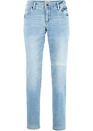 Stretch jeans mid waist, straight, bonprix