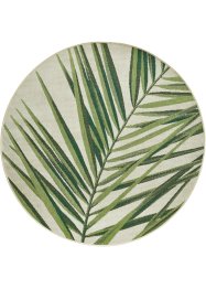 Rond binnen- en buitenkleed met palmbladeren, bpc living bonprix collection