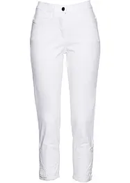 7/8 stretch jeans met kant, bonprix