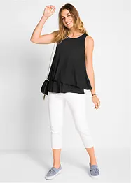 Dubbellaagse top van viscose, bonprix