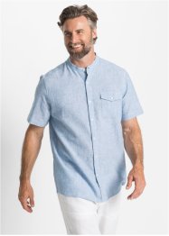 Overhemd met korte mouwen en linnen, bpc selection