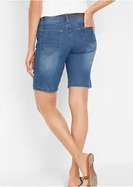 Mid waist jeans bermuda, straight, bonprix