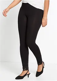 Legging met kant, bonprix