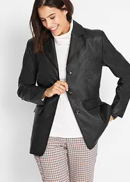 Lange blazer van imitatieleer, bonprix