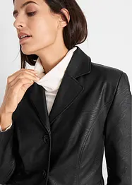 Lange blazer van imitatieleer, bonprix