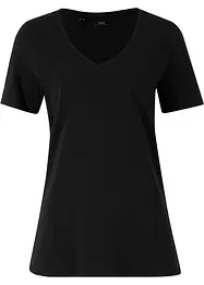 T-shirt met diepe V-hals, bonprix