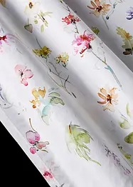 Microvezel gordijn met bloemenprint (1 stuk), bonprix