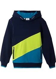 Jongens hoodie met colourblockings van biologisch katoen, bonprix