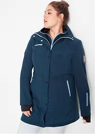 Stretch softshell jas in layerlook, waterafstotend, bonprix