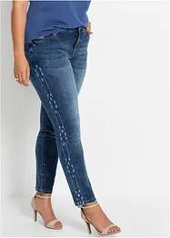 Skinny stretch jeans met mid waist, bonprix