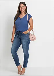 Skinny stretch jeans met mid waist, bonprix