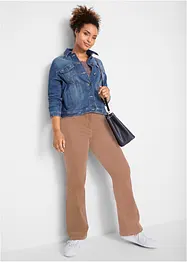 Stretch corduroy broek, bootcut, bonprix