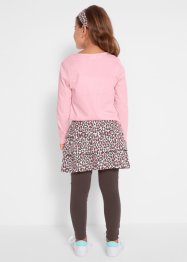 Shirt, rok, legging, haarlint (4-dlg. set), bpc bonprix collection