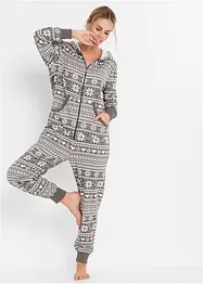 Pyjama onesie van sweat, bonprix