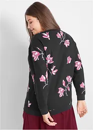 Sweater van katoen, wijd model, bonprix