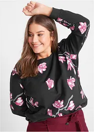 Sweater van katoen, wijd model, bonprix