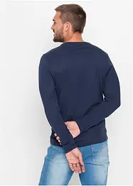 Longsleeve met kerstmotief, slim fit, bonprix