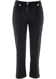 Bengaline 7/8 broek met splitjes en comfortband, bonprix