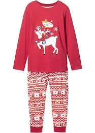 Meisjes pyjama met biologisch katoen (2-dlg. set), bonprix