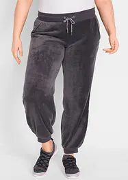 Fleece joggingbroek met comfortabele band, bonprix