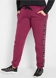 Sweatpants met tapes en statement print, bonprix